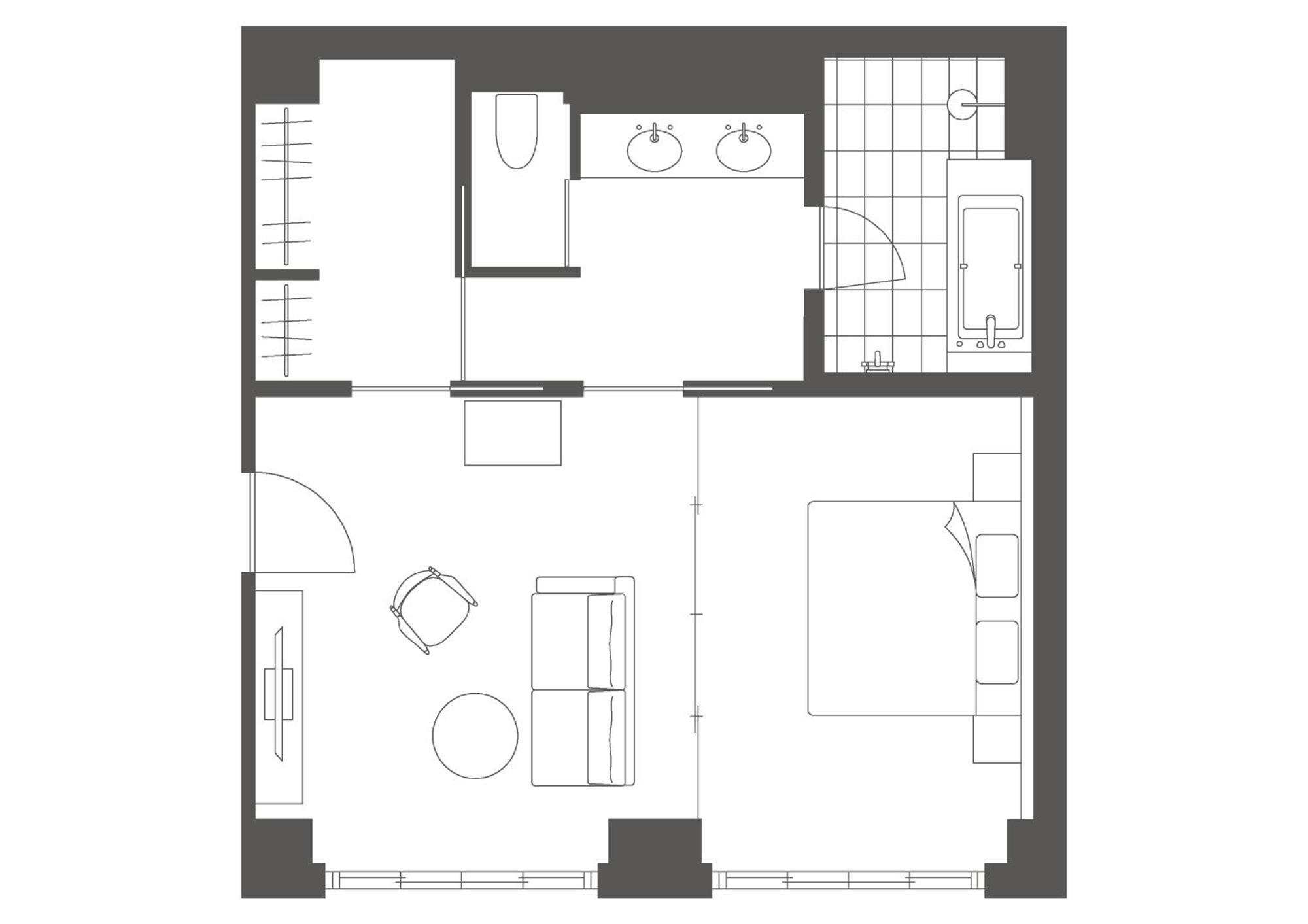 Japanese Junior Suite with Lounge Access - Former Nintendo Headquarter